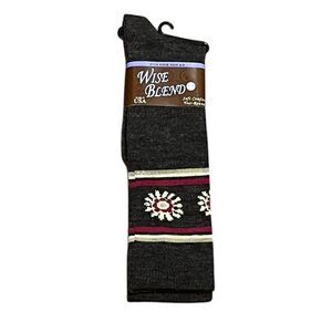 BOGO Wise Blend Women’s Merino Wool Blend Boot Socks, Size M, NWT